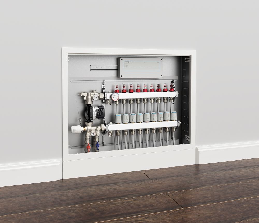 Inovatyvus energiją taupantis sprendimas hidraulinio grindų šildymo įrenginiams