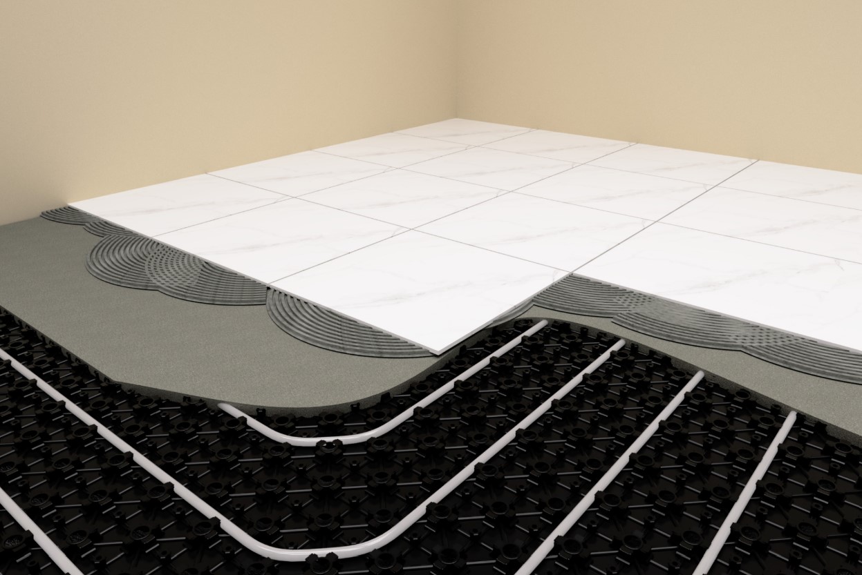 VLo Nexxa-12 žemo profilio grindinio šildymo sistema